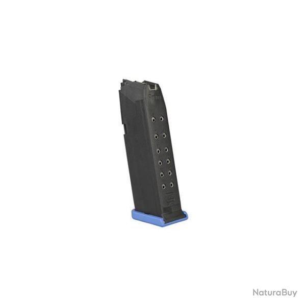 Chargeur Glock PSA "Training" avec arr�toir bleu Noir G19T (9 mm) 15 coups