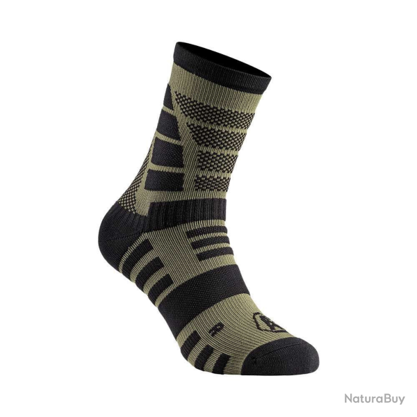 Chaussettes A10 Equipment Impact 9 Summer respirantes tige 9 pouces Vert clair - 39 - 42 EU