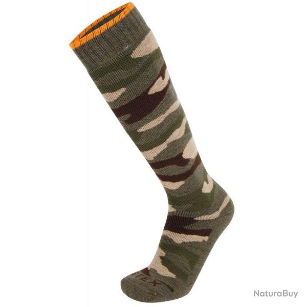 Chaussettes Estex Mis-Bas Camouflage 2 paires Vert Camo - 43 - 46 EU