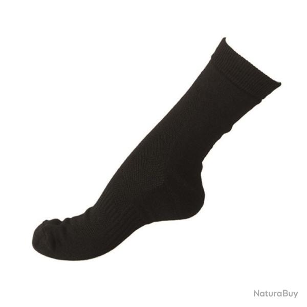 Chaussettes techniques Mil-Tec Coolmax Mid � tige mi-haute Noir - 44 - 45 EU