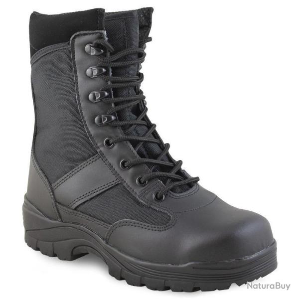 Chaussures coqu�es Mil-Tec Security en polyester et cuir bovin avec doublure Thinsulate et embout ac