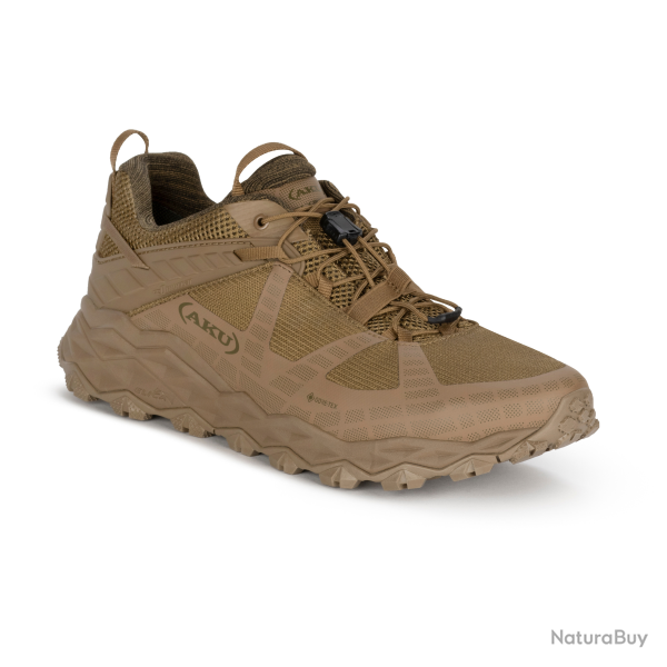 Chaussures d'intervention AKU Tactical Flyrock T Gore-Tex l�g�res, semelle Vibram Megagrip Coyote - 