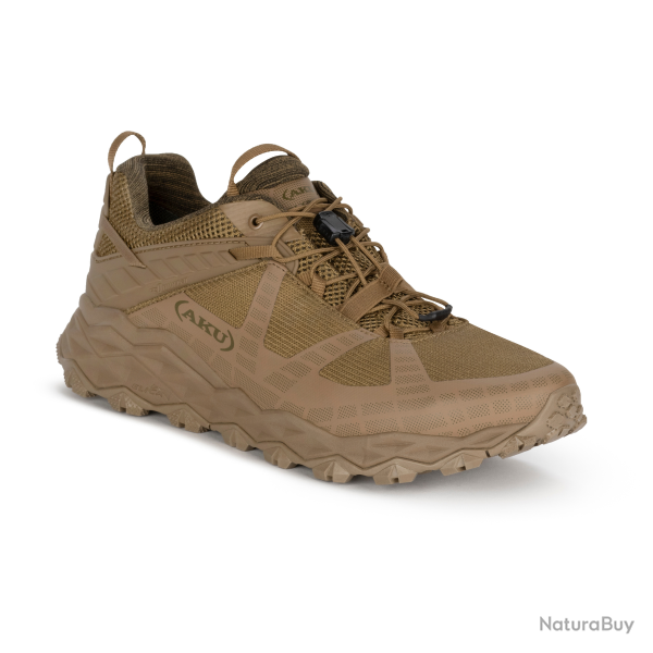 Chaussures d'intervention AKU Tactical Flyrock T l�g�res, semelle Vibram Megagrip Coyote - 42 EU / 8