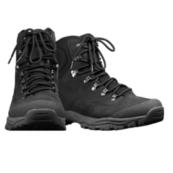 Chaussures de combat Mil-Tec type Bundeswehr en cuir bovin grain&eacute; avec membrane Advanta&reg; Noir - 41 E