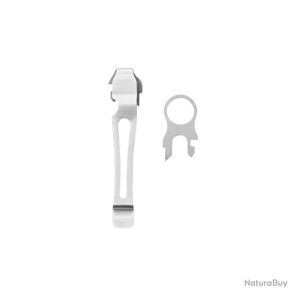 Clip de poche �illet pour Leatherman Wave / Charge / Surge Gris