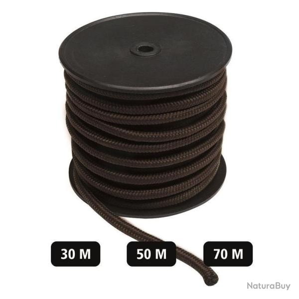 Corde utilitaire Mil-Tec Commando 5 mm � 70 m (charge 100 kg, non escalade) Noir 5 mm / 70 m
