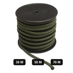 Corde utilitaire Mil-Tec Commando 5 mm &times; 70 m (charge 100 kg, non escalade) Vert 9 mm / 30 m