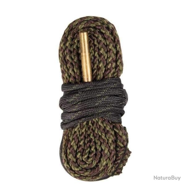 Cordon de nettoyage Mil-Tec Bore Python avec brosse bronze int�gr�e pour armes longues calibre .22 e
