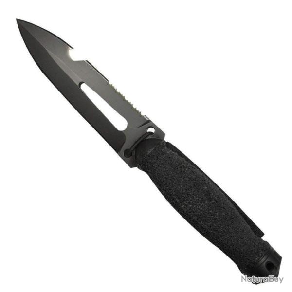 Couteau � lame fixe Extrema Ratio Ultramarine Con Asola Noir