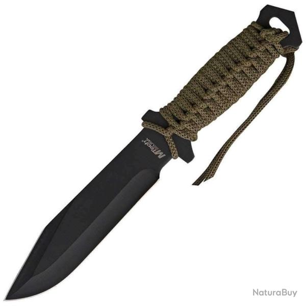 Couteau � lame fixe M-Tech Combat Noir