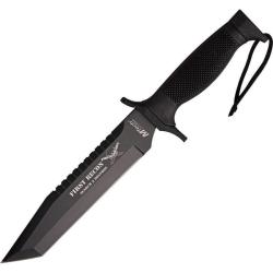 Couteau &agrave; lame fixe M-Tech First Recon Noir