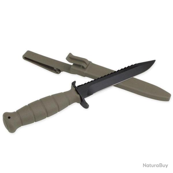 Couteau de survie Glock FM 81 avec scie Vert