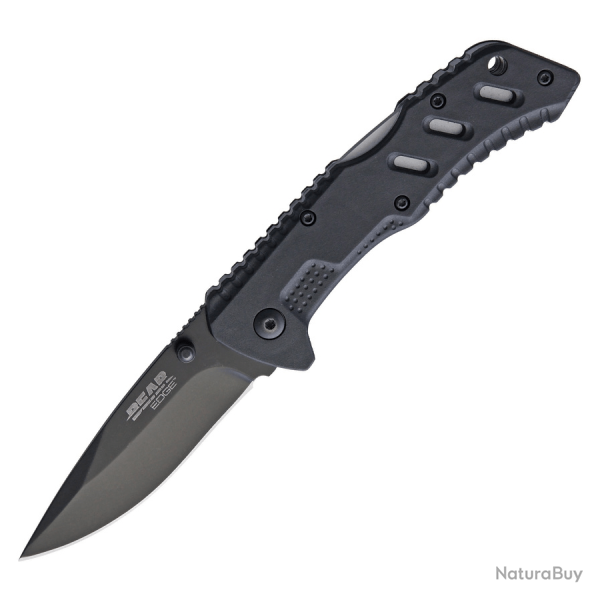 Couteau pliant Bear Edge Lockback A/O Noir