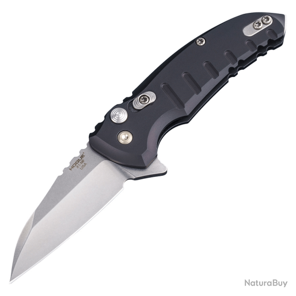 Couteau pliant Hogue X1 Microflip Button Lock Noir