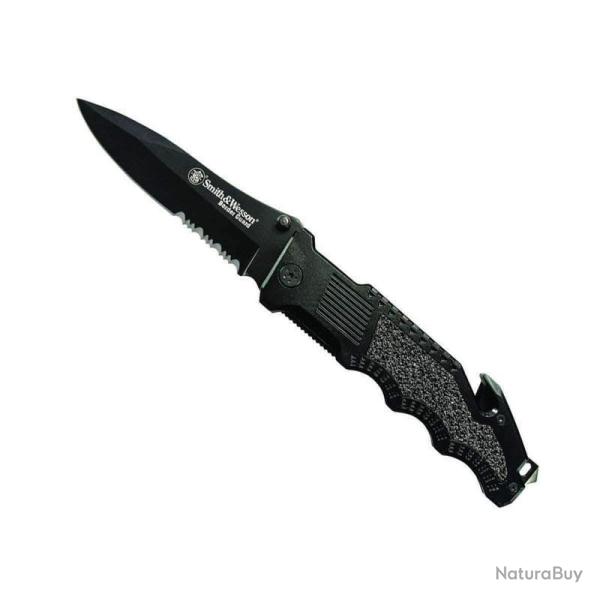 Couteau pliant Smith & Wesson Border Guard Noir