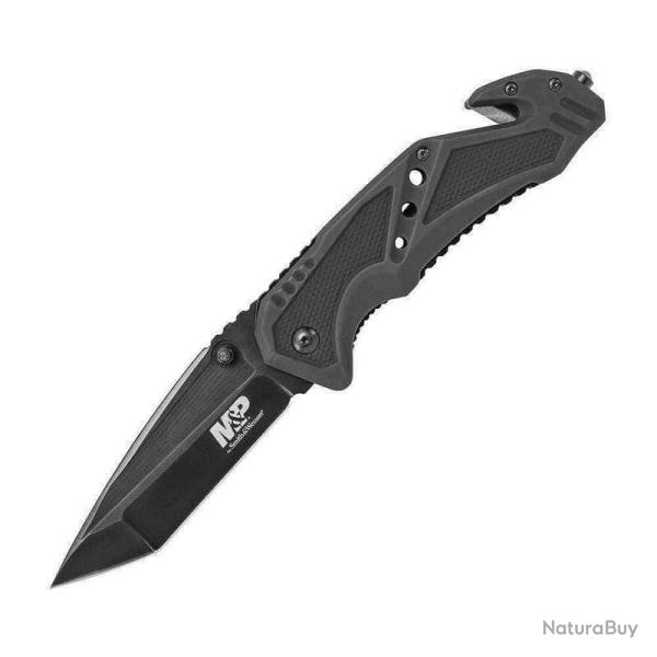 Couteau pliant Smith & Wesson M&P Linerlock Tanto Noir