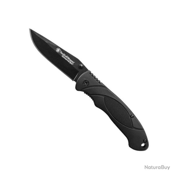 Couteau pliant Smith & Wesson OPS Linerlock Drop Point Noir