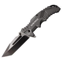 Couteau pliant US Marine Corps Linerlock A/O 1058 Gris