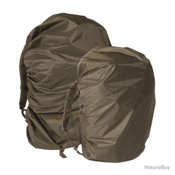 Couvre-sac de pluie Mil-Tec en polyester enduit polyur�thane pour sac � dos jusqu'� 130 litres Vert