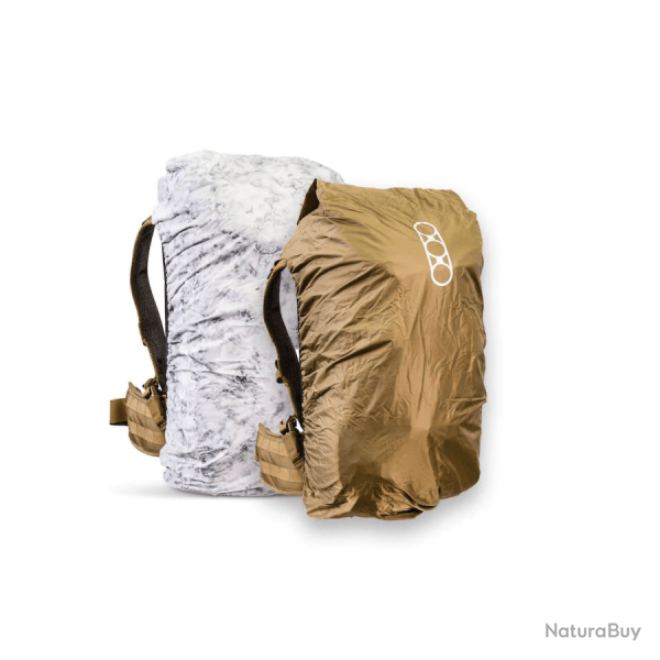 Couvre-sac Eberlestock Reversible Coyote / Blanc - S