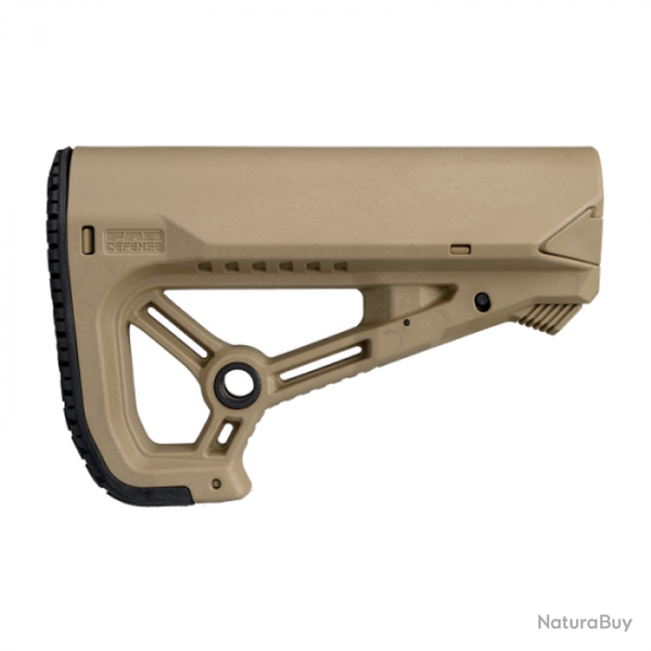Crosse compacte CQB FAB Defense GL-CORE S en polym�re renforc� pour tubes Mil-Spec et commerciaux Co