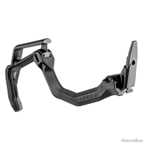 Crosse pliante FAB Defense Cobra � d�ploiement rapide et appui-joue pour pistolets Glock Noir