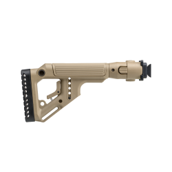 Crosse pliante FAB Defense M4-AKMIL P avec tube t&eacute;lescopique pour AK-47 Coyote