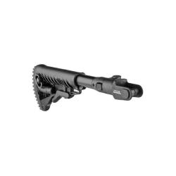 Crosse pliante FAB Defense M4-AKMS P type M4 6 positions pour AKMS &agrave; bo&icirc;tier embouti Noir