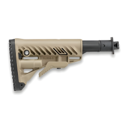 Crosse pliante FAB Defense M4-VEPR &agrave; adaptateur m&eacute;tal et tube t&eacute;lescopique pour VEPR 12 et 7.62 Coyo