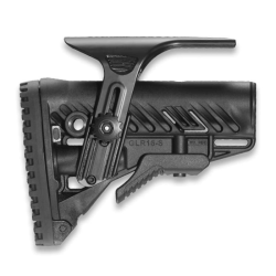 Crosse r&eacute;tractable FAB Defense GLR-16 CP avec appui-joue r&eacute;glable pour AR15/M4/HK416 Noir