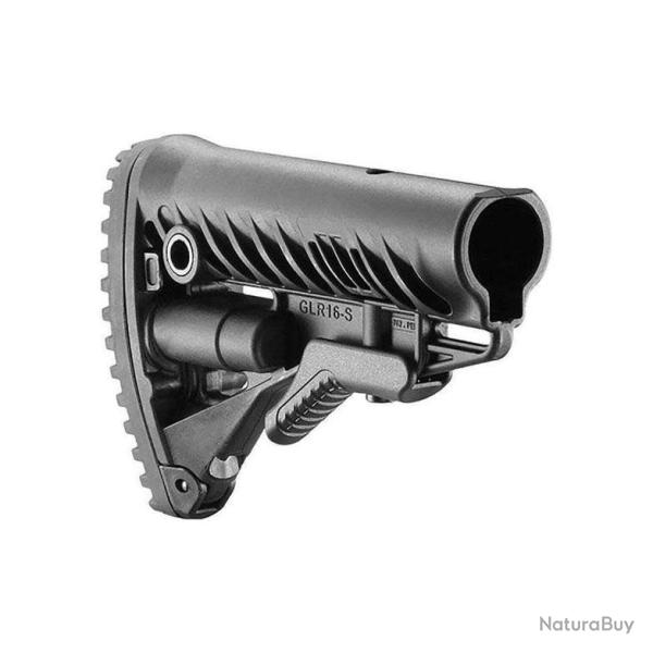 Crosse r�tractable FAB Defense GLR-16 de type M4 pour AR15/M4/HK416 Noir