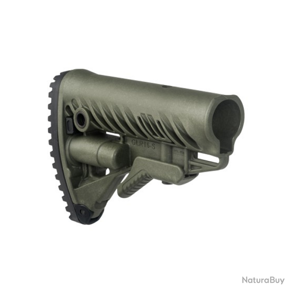 Crosse r�tractable FAB Defense GLR-16 de type M4 pour plateformes AR15/M4/HK416 Vert Olive
