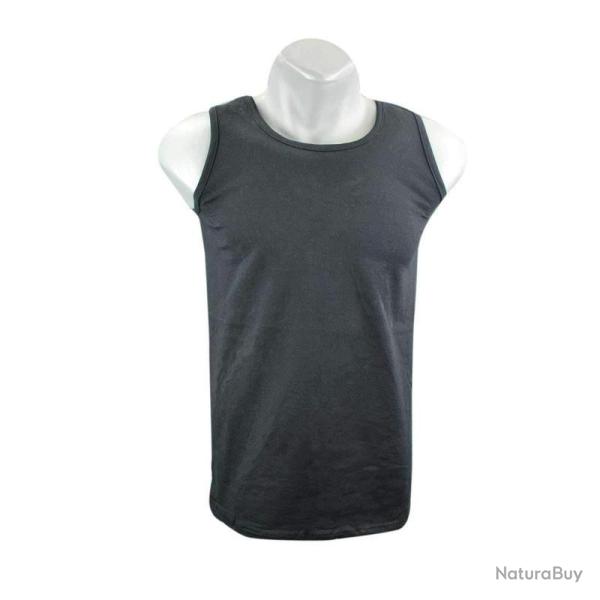 D�bardeur Mil Tec coton single jersey 145 g m� pour sport et sous couche estivale Noir