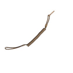 Dragonne extensible Mil-Tec en polyur&eacute;thane &agrave; spirale longueur 33,5 cm extensible jusqu'&agrave; 87 cm Coyo