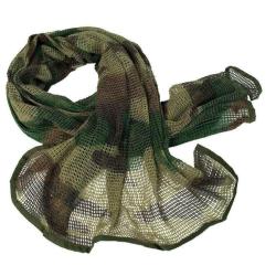 &Eacute;charpe filet de dissimulation Mil-Tec Barracuda polyester 190 &times; 90 cm CCE
