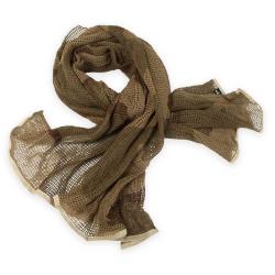 &Eacute;charpe filet de dissimulation Mil-Tec Barracuda polyester 190 &times; 90 cm Desert Camo