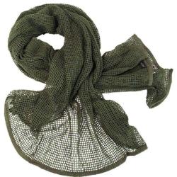 &Eacute;charpe filet de dissimulation Mil-Tec Barracuda polyester 190 &times; 90 cm Vert
