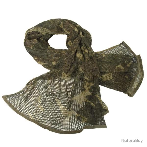 �charpe filet de dissimulation Mil-Tec Barracuda polyester 190 � 90 cm Woodland