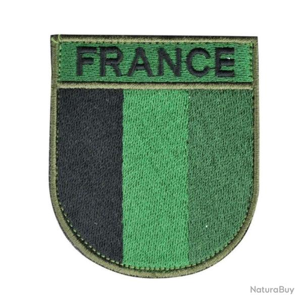 Ecusson France Brod� Vert
