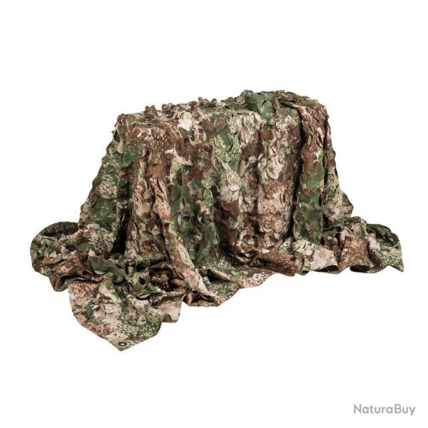 Filet de camouflage Mil-Tec Laser Cut CIV-TEC en nylon Taslan 1,45 � 3 m avec oeillets m�talliques W