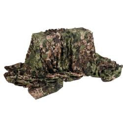 Filet de camouflage Mil-Tec Laser Cut CIV-TEC en nylon Taslan 1,45 &times; 3 m avec oeillets m&eacute;talliques W