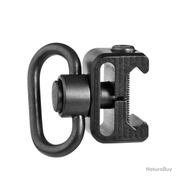 Fixation de bretelle FAB Defense PSA avec �merillon � d�gagement rapide pour rail Picatinny Noir