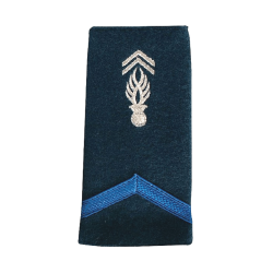 Fourreau Gendarme Adjoint Brod&eacute; Patrol Equipement Bleu 1&egrave;re Classe