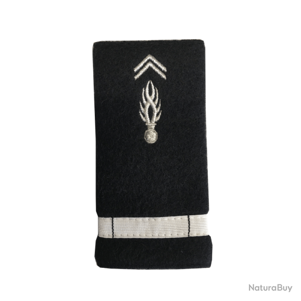 Fourreau Gendarmerie D�partementale Brod� Patrol Equipement Noir Aspirant