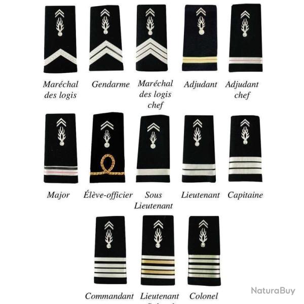 Fourreau Gendarmerie D�partementale Plastifi� Patrol Equipement Noir Colonel