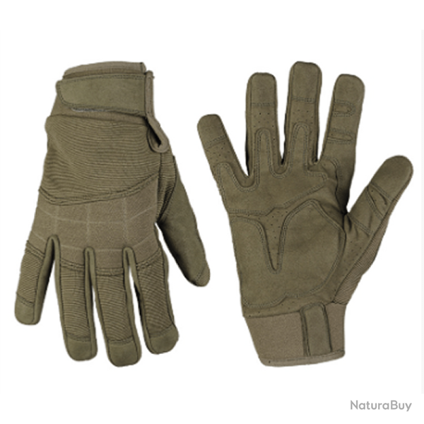 Gants Mil-Tec Assault Vert olive - S