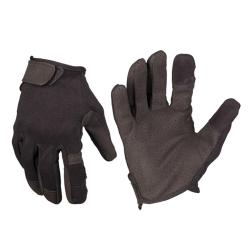 Gants Mil Tec TOUCH compatibles &eacute;cran tactile avec inserts index et pouce et a&eacute;rations sur paume Noi