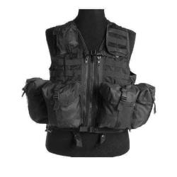 Gilet Chest Rig Multipoches Mil-Tec Noir