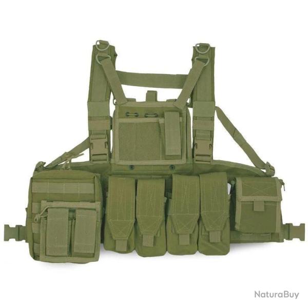 Gilet Chest Rig Operator Bulldog Tactical Gear Vert