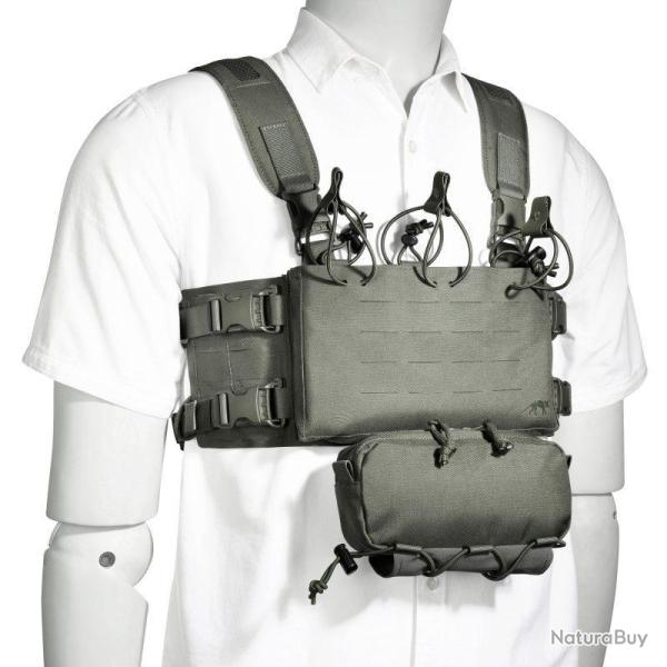Gilet Chest Rig Tasmanian Tiger Combi Rig Gris